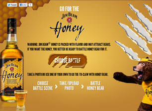 Jim Beam Honey - Experiential screen capture