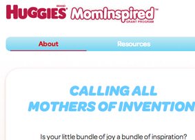 Kimberly-Clark - Huggies Mom Inspired screen capture