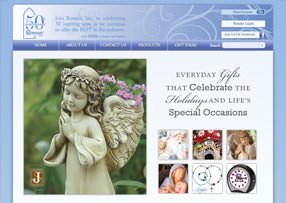 Roman - Home Page screen capture